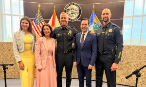 City of Doral Swears In New Police Chief Matthew Castillo