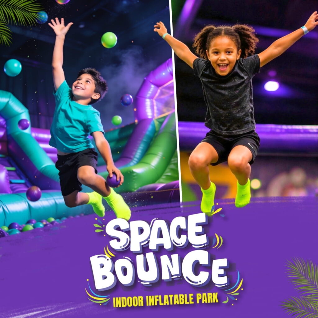 Space Bounce attraction launches at Jungle Island