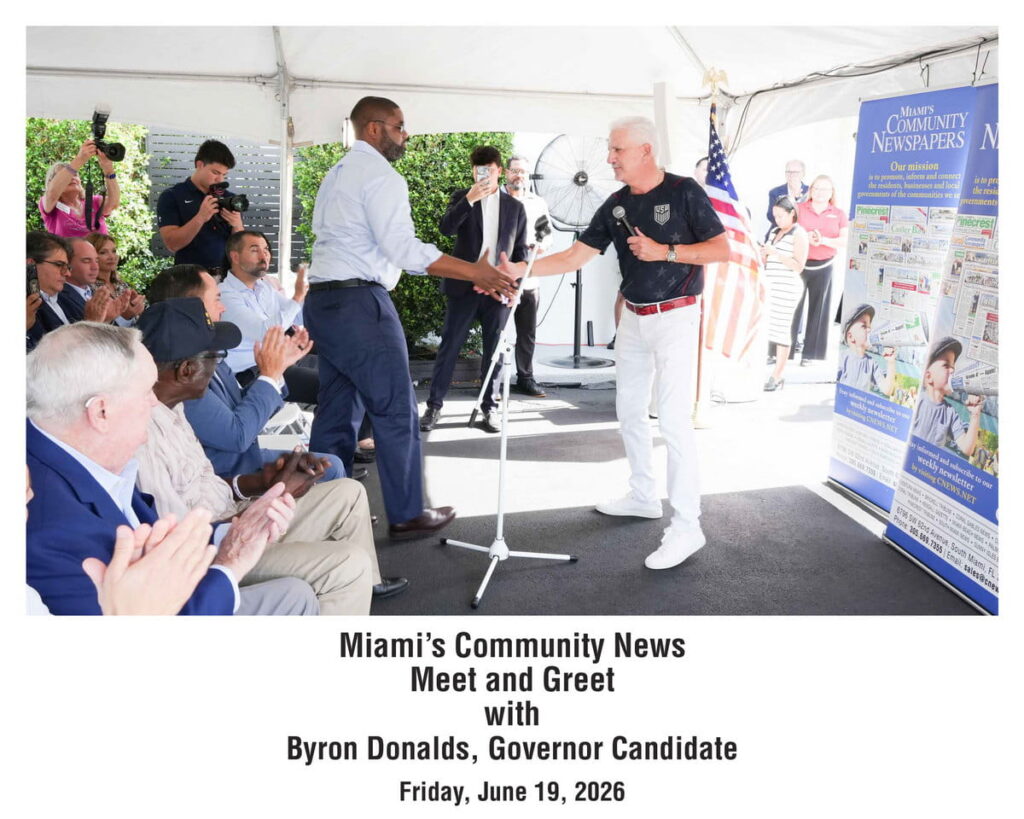 Candidate Byron Donalds visits Community News
